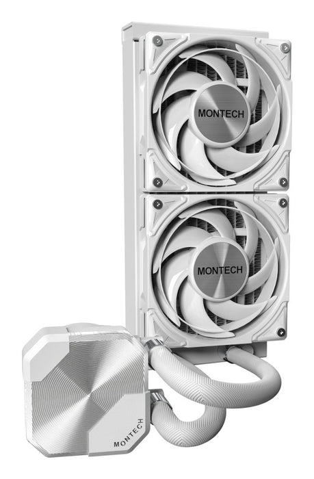 EAN 4710562744866 - Montech HyperFlow Silent 240 Procesador Sistema de refrigeración líquida todo en uno 12 cm Blanco 1 pieza imagen 2