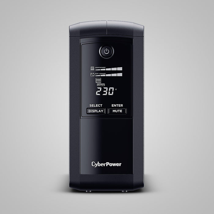 EAN 4712856274851 - CyberPower Tracer III VP700ELCD-FR sistema de alimentación ininterrumpida (UPS) Línea interactiva 0,7 kVA imagen 2