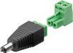 EAN 4051366767447 - Goobay 76744 cambiador de género para cable Terminal Block 2-pin DC Negro imagen 1