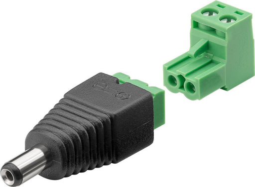 EAN 4051366767447 - Goobay 76744 cambiador de género para cable Terminal Block 2-pin DC Negro imagen 1