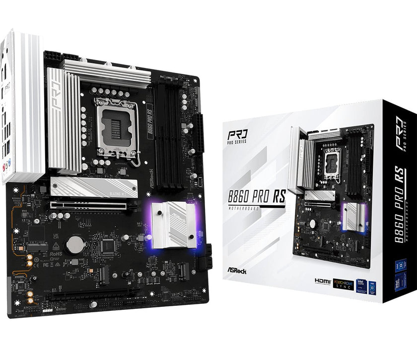 EAN 4711581490222 - Asrock B860 Pro RS Intel B860 LGA 1851 (Socket V1) ATX imagen 1