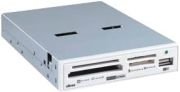 EAN 4040895425676 - Ultron Reader UCR 75in1 + USB Port 3.5" lector de tarjeta Blanco imagen 1