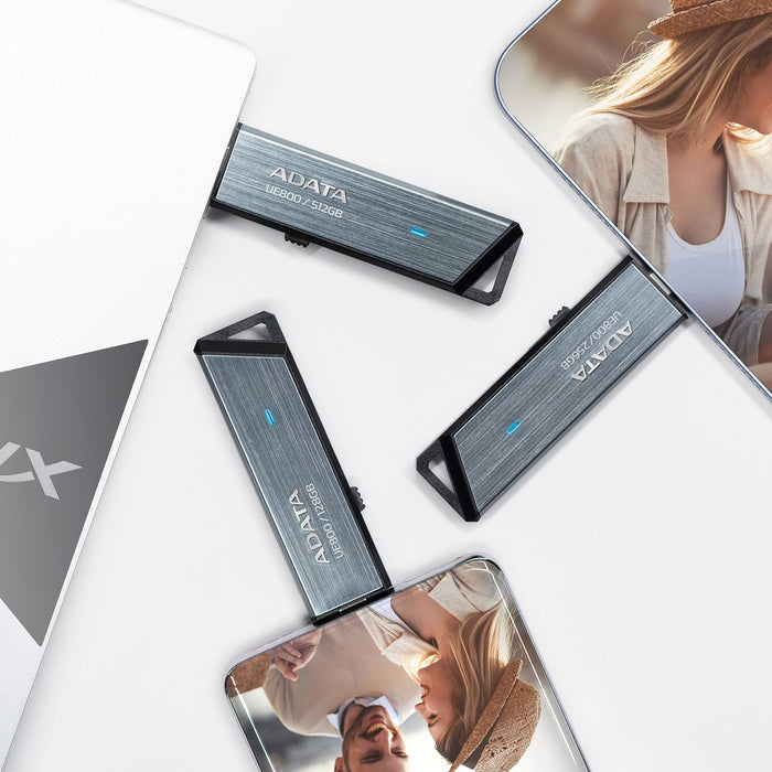 EAN 0842243030594 - ADATA AELI-UE800-2T-CSG unidad flash USB 2 TB USB Tipo C 3.2 Gen 2 (3.1 Gen 2) Plata imagen 6