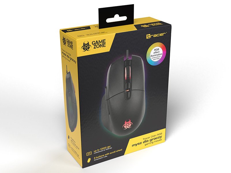 EAN 5907512873618 - Tracer GameZone ODIN RGB ratón Juego mano derecha USB tipo A Óptico 12000 DPI imagen 11