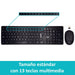 EAN 8054392616846 - Ewent EW3256 teclado Ratón incluido Universal RF inalámbrico QWERTY Español Negro imagen 4