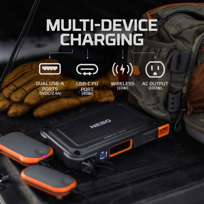 EAN 5060945230844 - NEBO NEB-PST-0004-G batería externa Ión de litio 26000 mAh Cargador inalámbrico Negro imagen 4