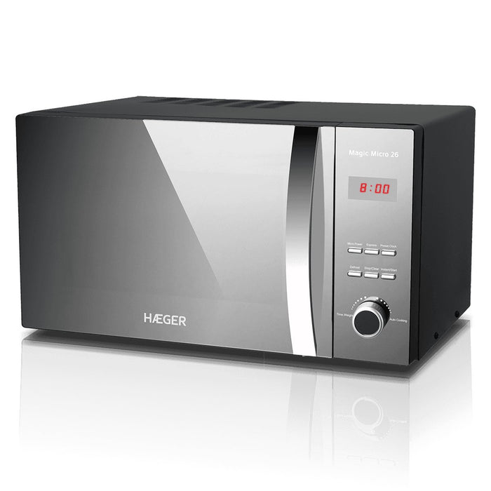 EAN 5608475016356 - Haeger MW-80B.008A microondas Plata Solo microondas Encimera 26 L 800 W imagen 6