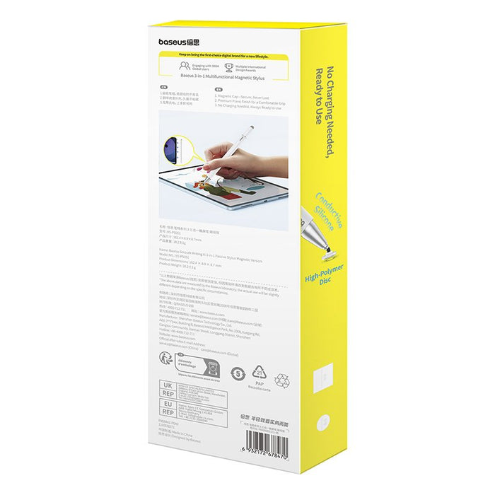 EAN 6932172678470 - Baseus BS-PS051 lápiz digital 18,2 g Blanco imagen 5