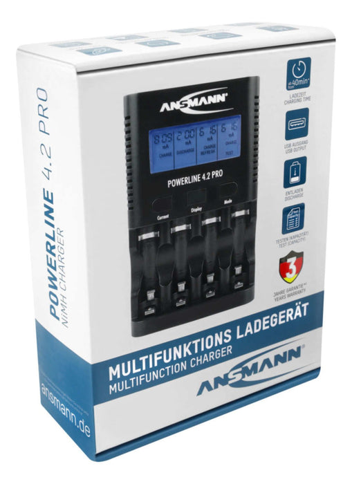 EAN 4013674144624 - Ansmann Powerline 4.2 Pro cargador de batería Pilas de uso doméstico Corriente alterna imagen 11
