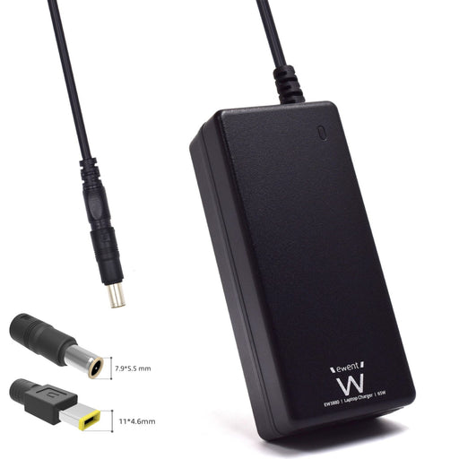 EAN 8052101431599 - Ewent EW3897 adaptador e inversor de corriente Interior 65 W Negro imagen 1