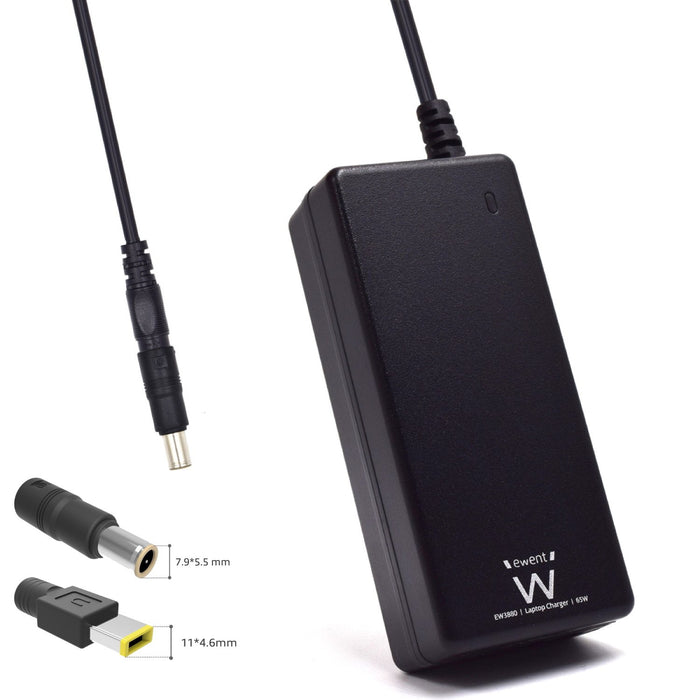 EAN 8052101431599 - Ewent EW3897 adaptador e inversor de corriente Interior 65 W Negro imagen 1