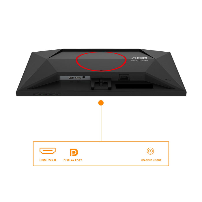 EAN 4038986142731 - AOC G4 Q24G4RE pantalla para PC 60,5 cm (23.8") 2560 x 1440 Pixeles Quad HD LED Negro, Rojo imagen 15