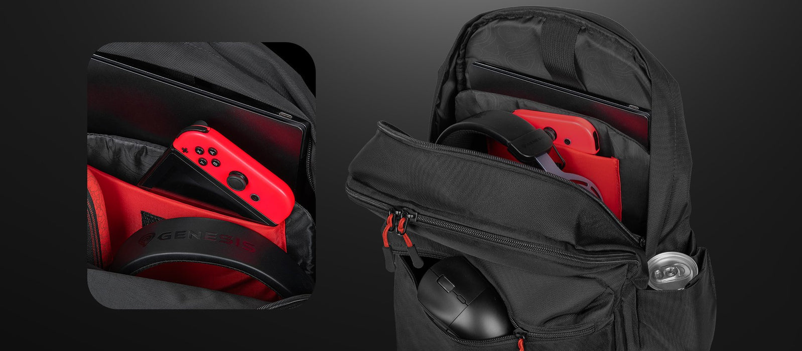 EAN 5901969449808 - GENESIS Palladium 200 mochila Mochila de gaming Negro Poliéster imagen 16