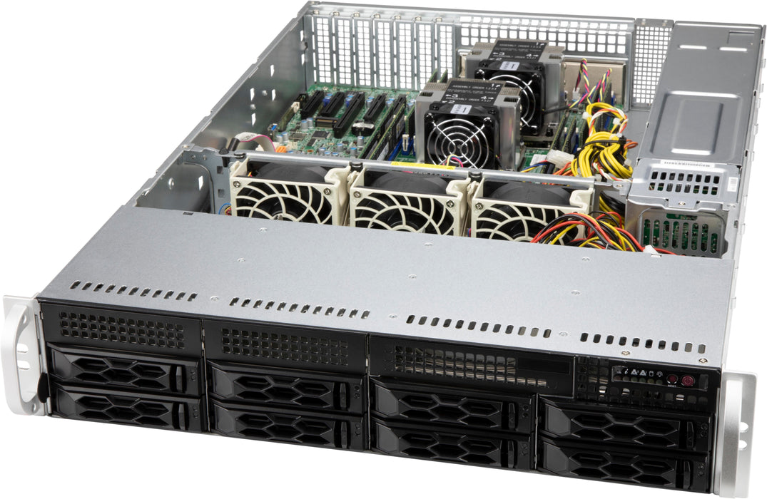 EAN 0672042384396 - Supermicro CSE-LA25TQC-R609LP carcasa de ordenador Estante Negro 600 W imagen 1