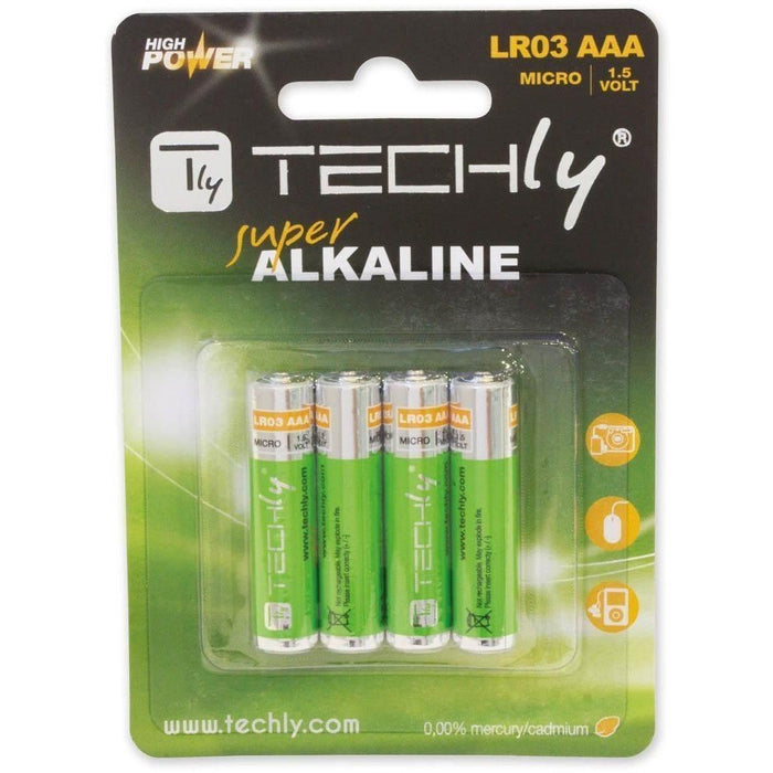 EAN 8057685307001 - Techly LR03 AAA 1.5V Batería de un solo uso Alcalino imagen 1