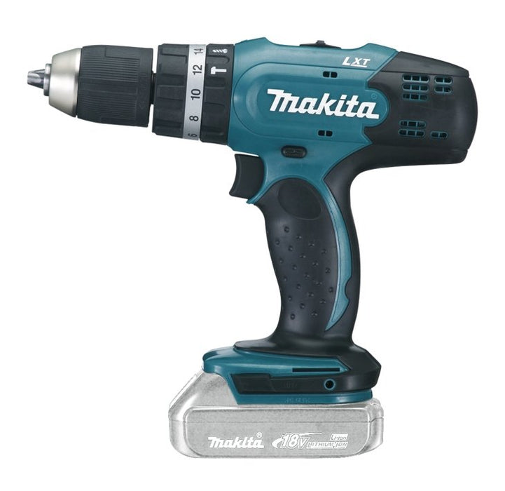 EAN 0088381661287 - Makita DHP453Z taladro Sin llave 1,7 kg Negro, Verde, Plata imagen 2