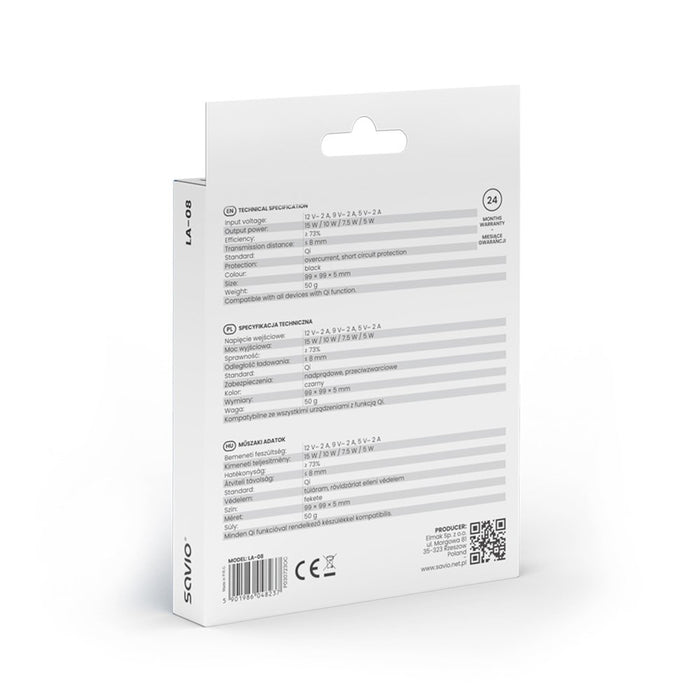 EAN 5901986048237 - Savio LA-08 cargador de dispositivo móvil Smartphone Negro USB Exterior imagen 5