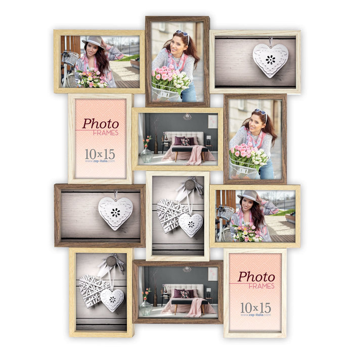 EAN 8020912074359 - ZEP Montreaux 12Q Marco digital Beige, Marrón imagen 1