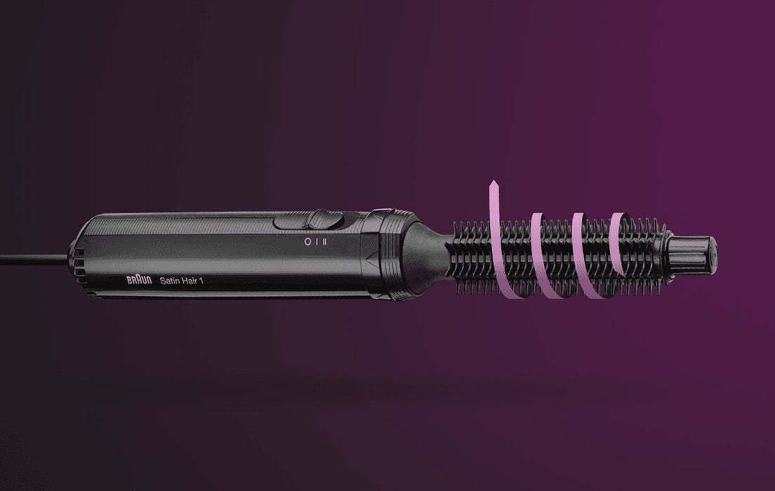 EAN 3030050182460 - Braun Satin Hair 1 AS110 Cepillo de aire caliente Caliente Negro 200 W 2 m imagen 4
