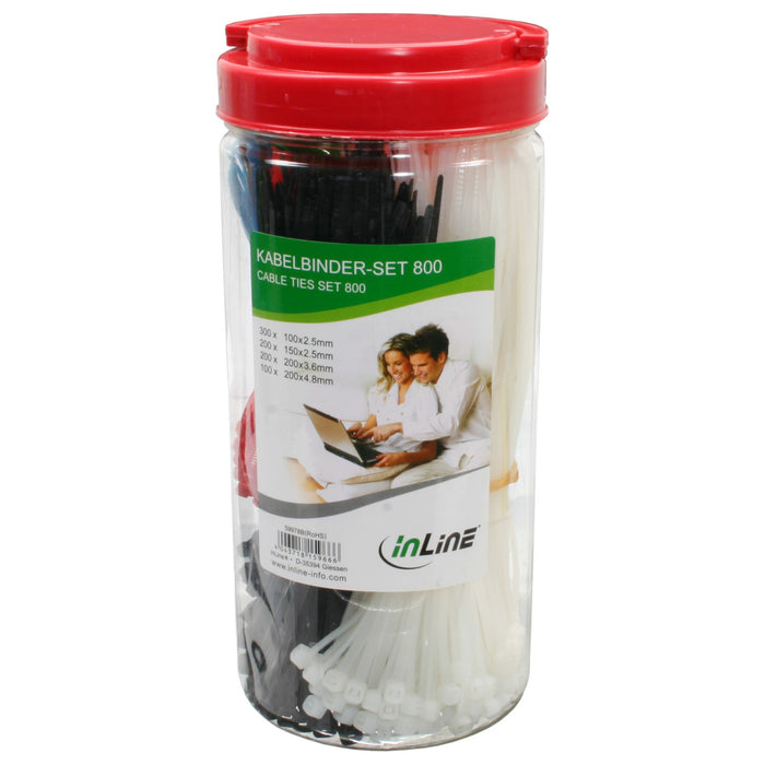 EAN 4043718159666 - InLine 59978B presilla Multicolor 800 pieza(s) imagen 1