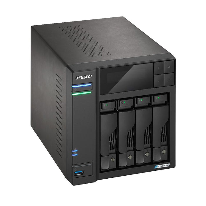 EAN 0887372901612 - Asustor LOCKERSTOR 4 Gen2 (AS6704T) NAS Escritorio Intel® Celeron® N N5105 4 GB DDR4 0 TB ADM Negro imagen 3