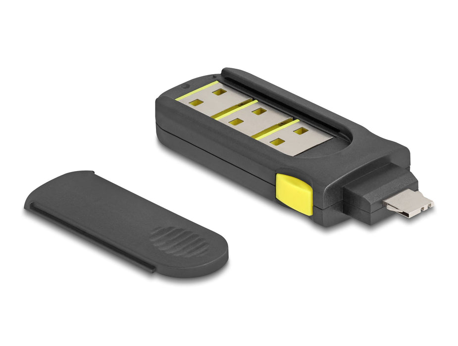 EAN 4043619220311 - DeLOCK 22031 bloqueador de puerto Bloqueador de puerto + clave USB tipo A Negro, Amarillo 1 pieza(s) imagen 2