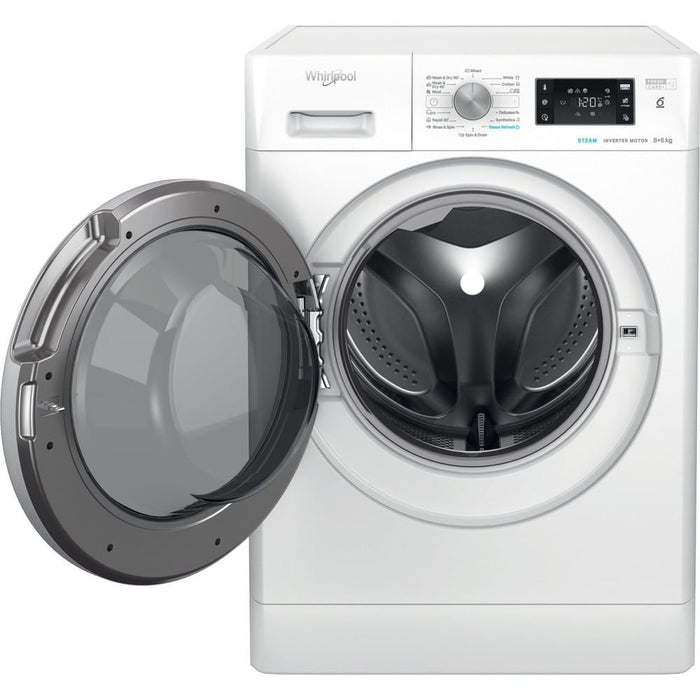 EAN 8003437057328 - Whirlpool FFWDB 864489 SV EE lavadora-secadora Independiente Carga frontal Blanco C imagen 3
