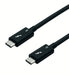 EAN 7630049634916 - ROLINE 11.02.9110 cable Thunderbolt 0,5 m 80 Gbit/s Negro imagen 1