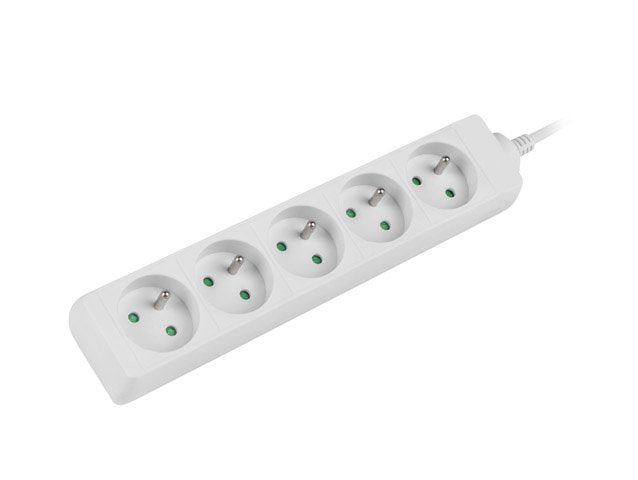 EAN 5901969414844 - Lanberg PS0-05E-0150-W base múltiple 1,5 m 5 salidas AC Interior Blanco imagen 1