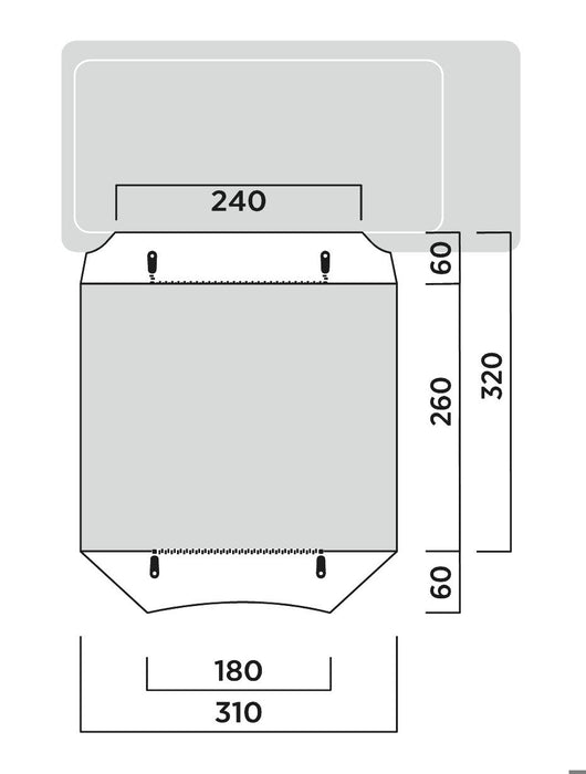 EAN 5709388145338 - Easy Camp Reine Gris Avance independiente para autocaravana imagen 5