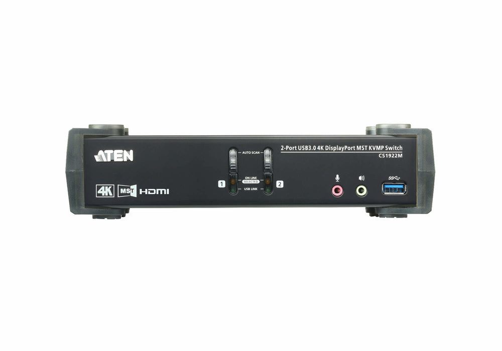 EAN 0672792007743 - ATEN CS1922M interruptor KVM Negro imagen 2