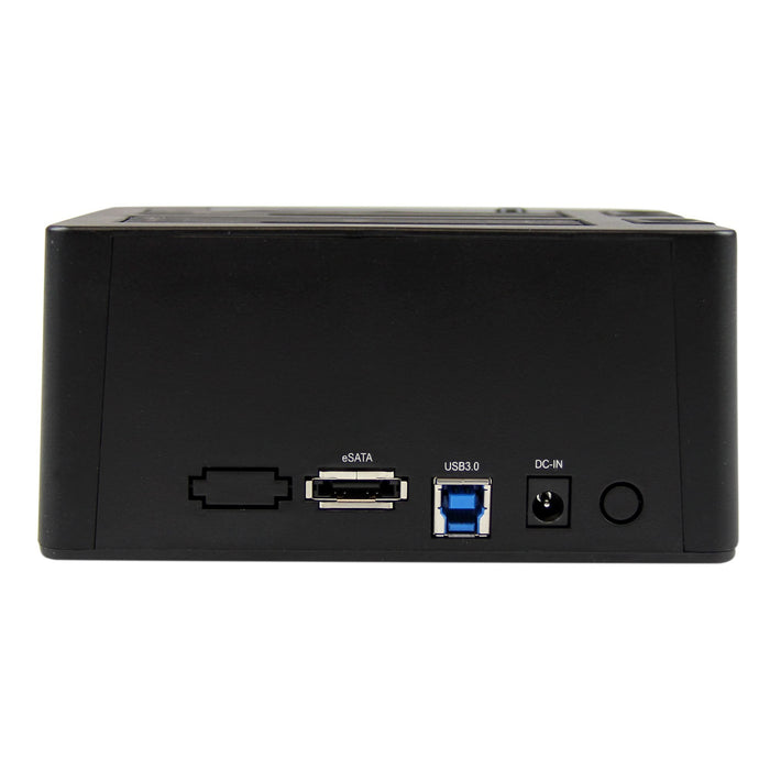 EAN 0065030855891 - StarTech.com SDOCK2U33EB base de conexión para disco duro USB 3.2 Gen 1 (3.1 Gen 1) Type-B Negro imagen 4