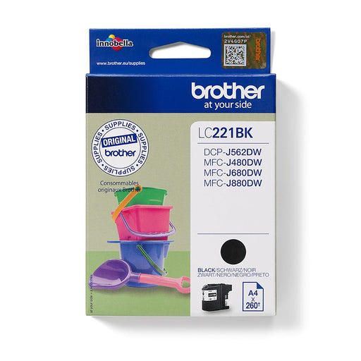 EAN 4977766747318 - Brother LC221BK cartucho de tinta 1 pieza(s) Original Negro imagen 1