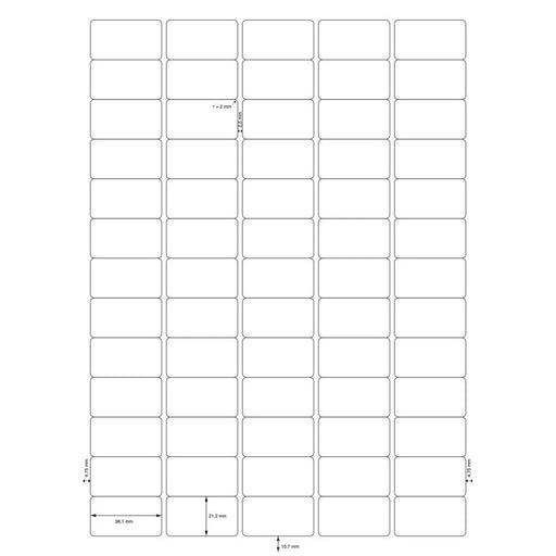 EAN 5705831005730 - Q-CONNECT KF00573 etiqueta de impresora Blanco imagen 2