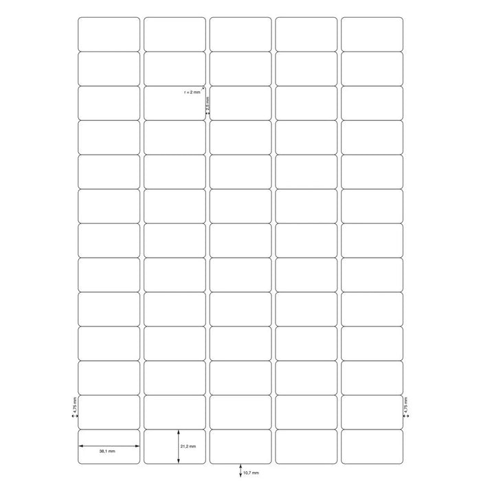 EAN 5705831005730 - Q-CONNECT KF00573 etiqueta de impresora Blanco imagen 2