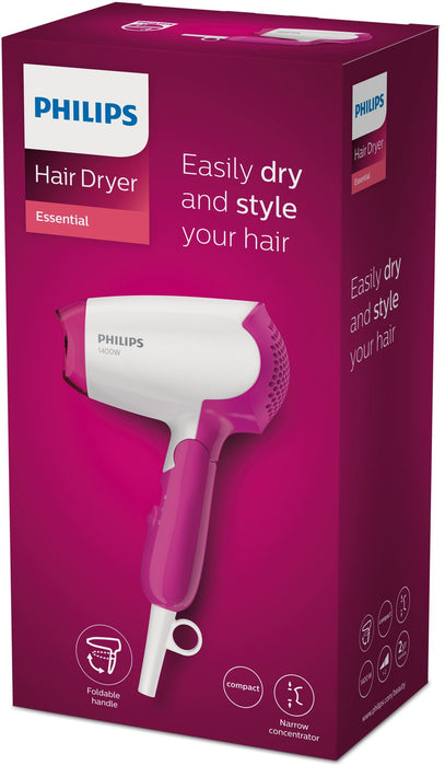 EAN 8710103882923 - Philips DryCare BHD003/00 secador 1400 W Rosa, Blanco imagen 2