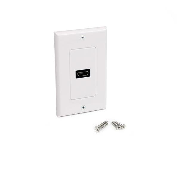 EAN 0065030844147 - StarTech.com HDMIPLATE placa de pared y cubierta de interruptor Blanco imagen 3