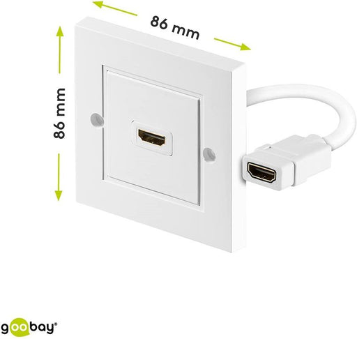EAN 4040849517228 - Goobay 51722 cable HDMI HDMI tipo A (Estándar) Blanco imagen 2