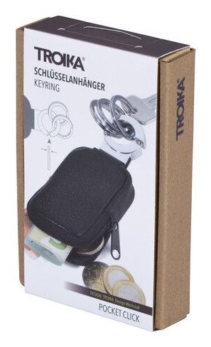 EAN 4024023119811 - TROIKA POCKET CLICK Llavero de anilla Negro, Plata imagen 6
