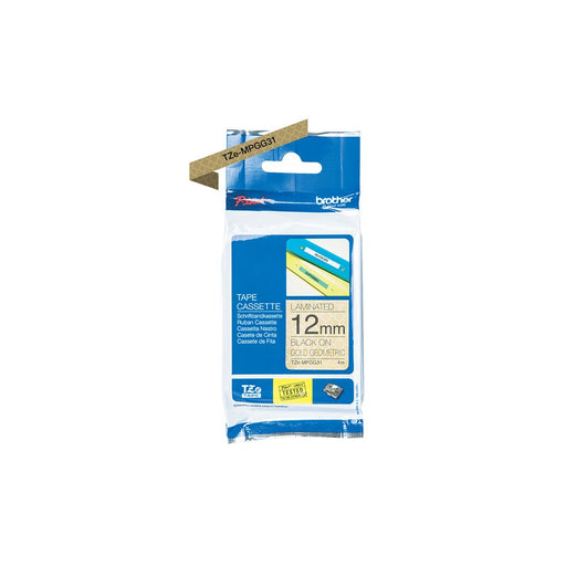 EAN 4977766770194 - Brother TZE-MPGG31 cinta para impresora de etiquetas Negro en el oro imagen 2
