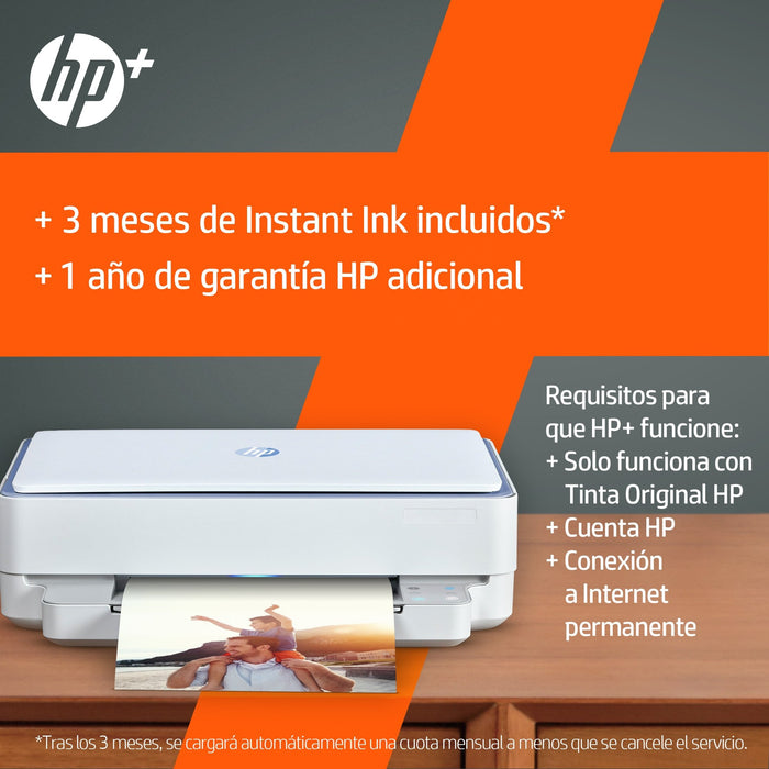 EAN 0195161625435 - HP ENVY 6010e AiO Printer Inyección de tinta térmica A4 4800 x 1200 DPI 10 ppm Wifi imagen 5