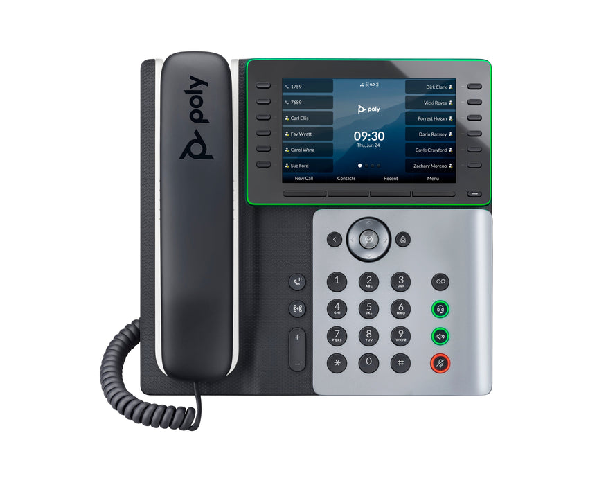 EAN 0197497341393 - Poly Edge E550 IP Phone and PoE-enabled teléfono IP Negro 12 líneas IPS Wifi imagen 1