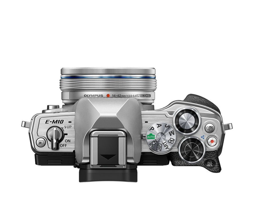 EAN 4545350053321 - Olympus OM-D E‑M10 Mark IV + ED 14-42mm F3.5-5.6 EZ 4/3" MILC 20,3 MP Live MOS 5184 x 3888 Pixeles Plata imagen 4