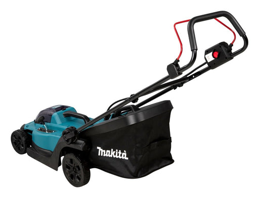 EAN 0088381757904 - Makita DLM330Z cortadora de césped Cortacésped manual Batería Negro, Turquesa imagen 2