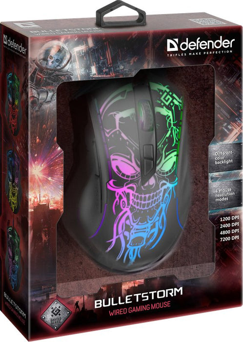EAN 4714033529280 - Defender BULLETSTORM GM-928 ratón Juego mano derecha USB tipo A Óptico 7200 DPI imagen 9