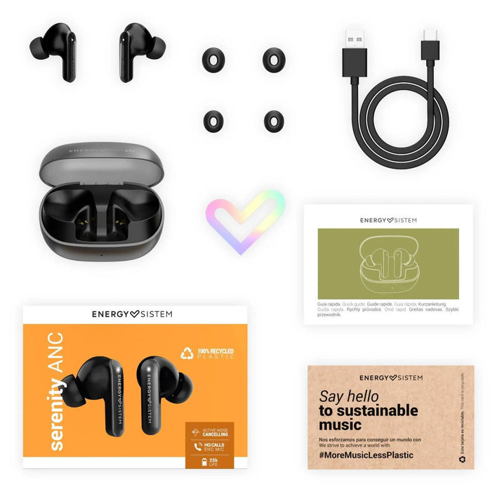 EAN 8432426459124 - Energy Sistem Serenity ANC Auriculares True Wireless Stereo (TWS) Dentro de oído Llamadas/Música USB Tipo imagen 7