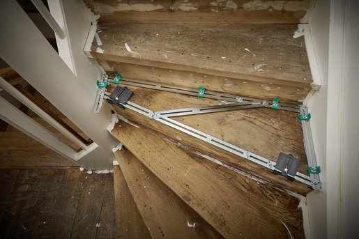 EAN 4006885521001 - wolfcraft GmbH 5210000 galga de radio Stair gauge Negro, Acero inoxidable imagen 10