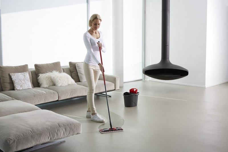 EAN 4023103201200 - Vileda Ultramax Mop fregona Fibra Húmedo Negro, Rojo imagen 10