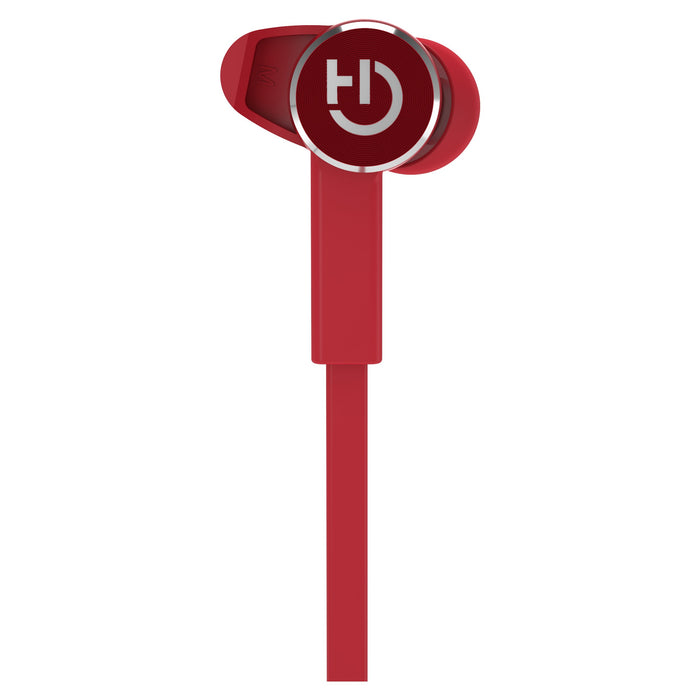 EAN 8436545692127 - Hiditec AKEN Auriculares Inalámbrico Dentro de oído, Banda para cuello Llamadas/Música Bluetooth Rojo imagen 3