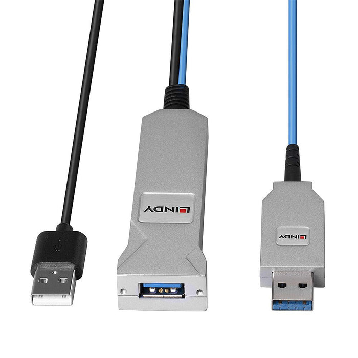 EAN 4002888433464 - Lindy 43346 cable USB USB 3.2 Gen 1 (3.1 Gen 1) 100 m USB A 2 x USB A Azul, Plata imagen 4